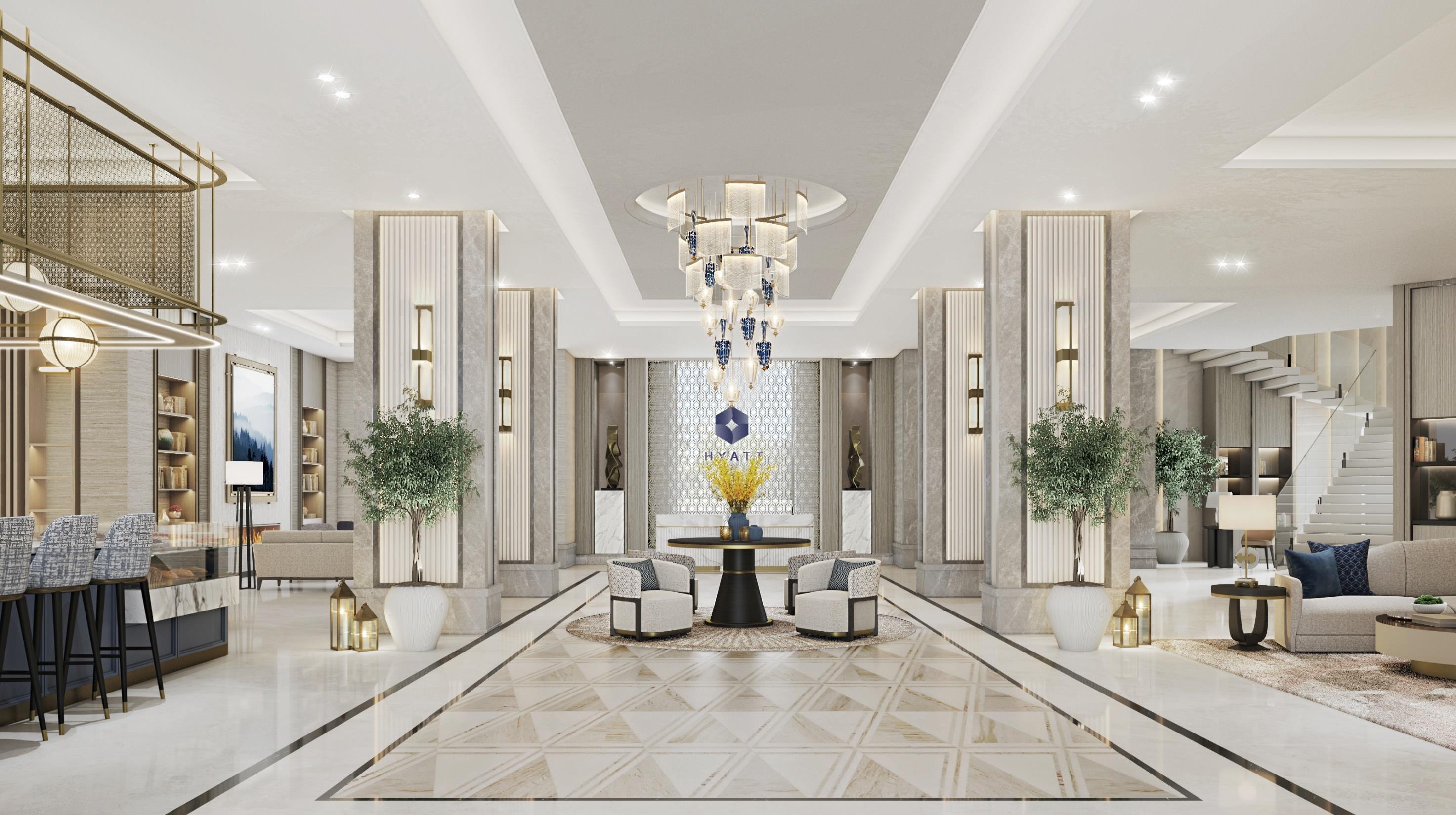 Hyatt Regency Hotel & Club — main arrival reception